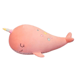 Peluche Géante<br> Baleine Licorne Rose