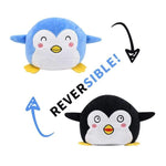 Peluche Réversible<br> Pingouin Bleu et Noir